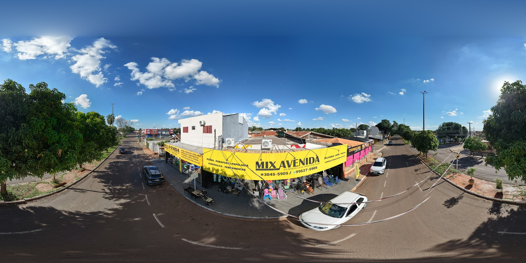 Panorama externo da loja Mix Avenida em Campo Grande